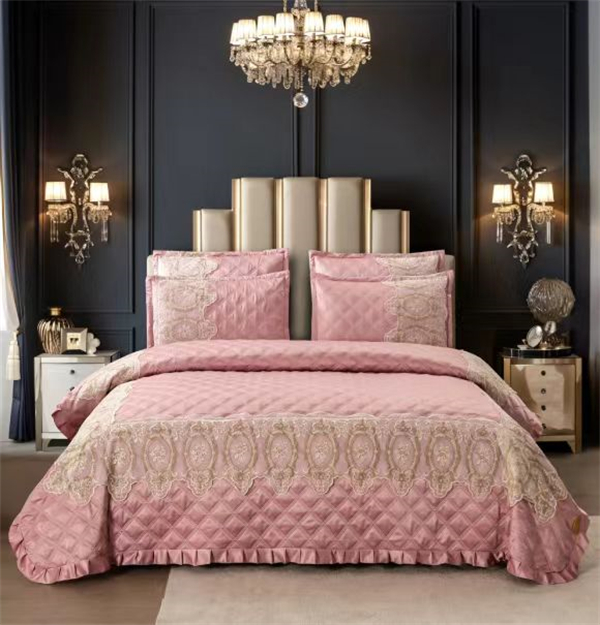 lace bed cover set (2)